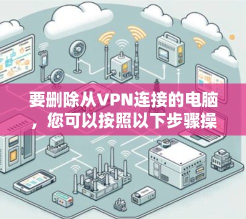 要删除从VPN连接的电脑，您可以按照以下步骤操作