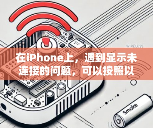 在iPhone上,遇到显示未连接的问题,可以按照以下步骤进行解决 在iPhone上,遇到显示未连接的问题,可以按照以下步骤进行解决