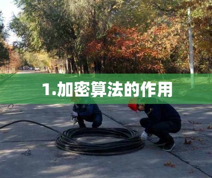 1.加密算法的作用 1.加密算法的作用