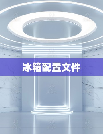 冰箱配置文件 冰箱配置文件