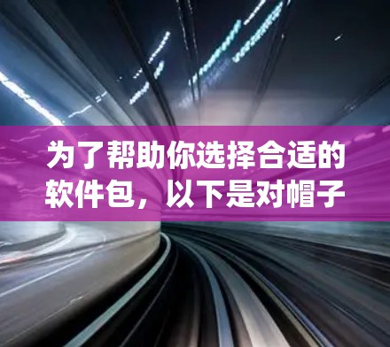 为了帮助你选择合适的软件包,以下是对帽子vpn和百度云的详细分析和推荐 为了帮助你选择合适的软件包,以下是对帽子vpn和百度云的详细分析和推荐