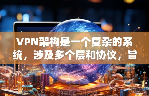 VPN架构是一个复杂的系统,涉及多个层和协议,旨在确保数据在不同网络中的安全传输。以下是对其结构和功能的详细解释 VPN架构是一个复杂的系统,涉及多个层和协议,旨在确保数据在不同网络中的安全传输。以下是对其结构和功能的详细解释