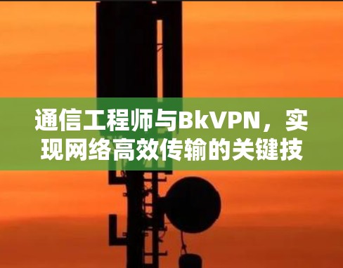 通信工程师与BkVPN，实现网络高效传输的关键技术