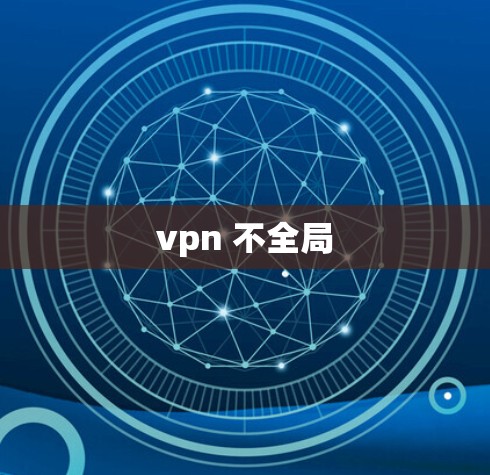 vpn 不全局