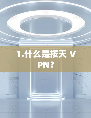 1.什么是按天 VPN? 1.什么是按天 VPN?