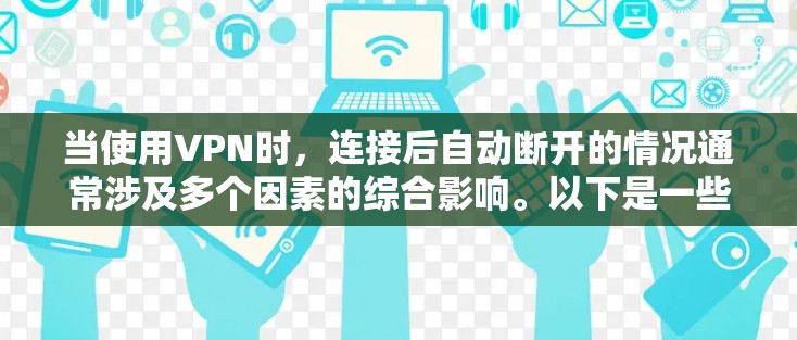 当使用VPN时,连接后自动断开的情况通常涉及多个因素的综合影响。以下是一些可能的原因和解决方法 当使用VPN时,连接后自动断开的情况通常涉及多个因素的综合影响。以下是一些可能的原因和解决方法