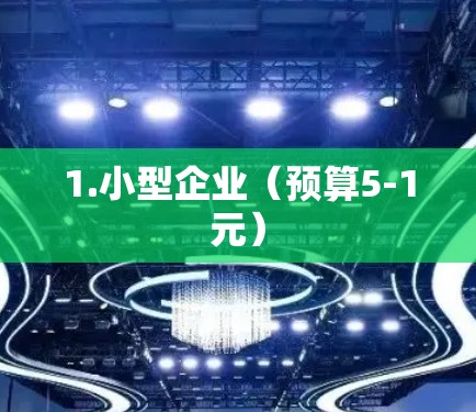 1.小型企业(预算5-1元) 1.小型企业(预算5-1元)