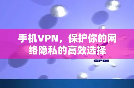 手机VPN,保护你的网络隐私的高效选择 手机VPN,保护你的网络隐私的高效选择