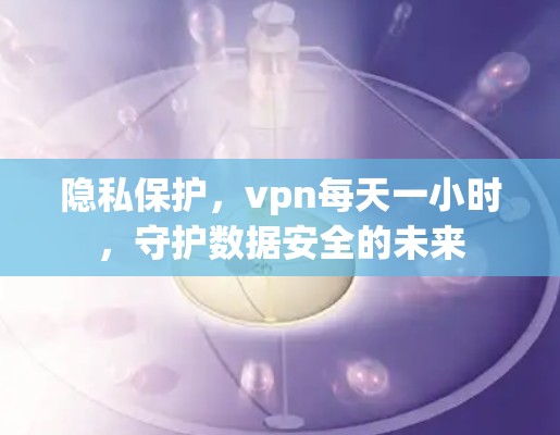 隐私保护，vpn每天一小时，守护数据安全的未来