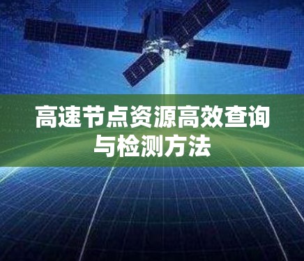 高速节点资源高效查询与检测方法