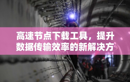 高速节点下载工具,提升数据传输效率的新解决方案 高速节点下载工具,提升数据传输效率的新解决方案