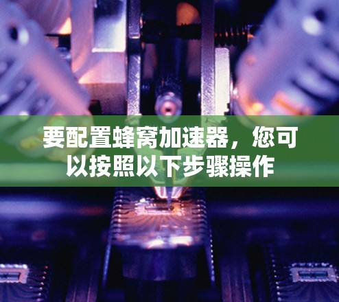要配置蜂窝加速器，您可以按照以下步骤操作