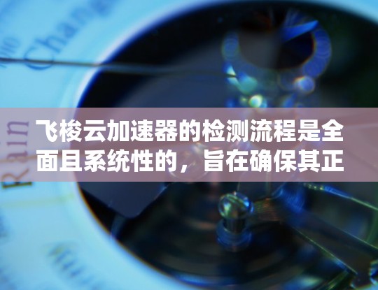 飞梭云加速器的检测流程是全面且系统性的,旨在确保其正常运行和性能。以下是详细的步骤说明 飞梭云加速器的检测流程是全面且系统性的,旨在确保其正常运行和性能。以下是详细的步骤说明