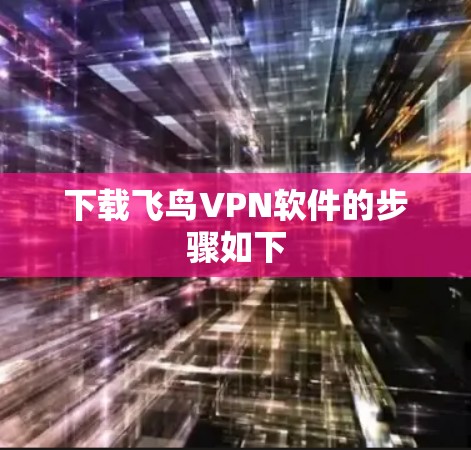下载飞鸟VPN软件的步骤如下 下载飞鸟VPN软件的步骤如下
