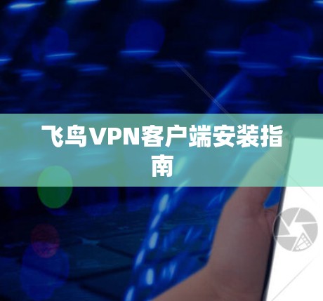 飞鸟VPN客户端安装指南 飞鸟VPN客户端安装指南