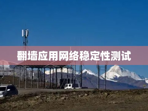 翻墙应用网络稳定性测试 翻墙应用网络稳定性测试