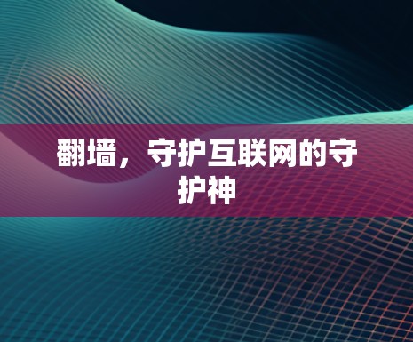 翻墙,守护互联网的守护神 翻墙,守护互联网的守护神