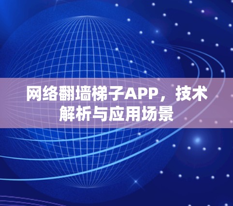 网络翻墙梯子APP，技术解析与应用场景