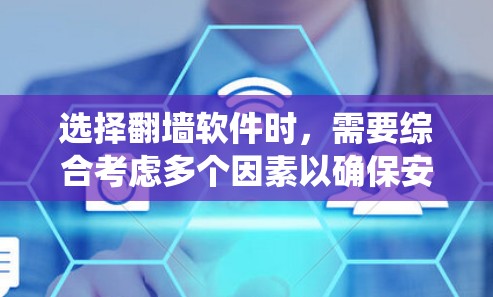 选择翻墙软件时,需要综合考虑多个因素以确保安全和高效。以下是系统性推荐的步骤和方法 选择翻墙软件时,需要综合考虑多个因素以确保安全和高效。以下是系统性推荐的步骤和方法