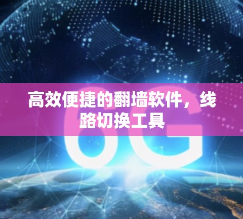 高效便捷的<strong>翻墙</strong>软件，线路切换工具