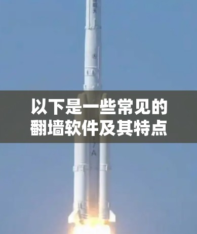 以下是一些常见的翻墙软件及其特点 以下是一些常见的翻墙软件及其特点