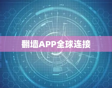 翻墙APP全球连接 翻墙APP全球连接