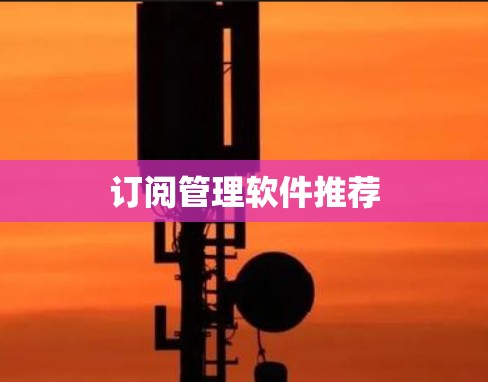 订阅管理软件推荐