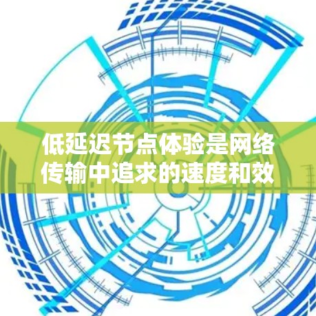低延迟节点体验是网络传输中追求的速度和效率，通过优化技术来减少数据传输延迟。以下是对这一概念的详细解析
