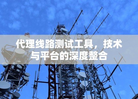 代理线路测试工具,技术与平台的深度整合 代理线路测试工具,技术与平台的深度整合