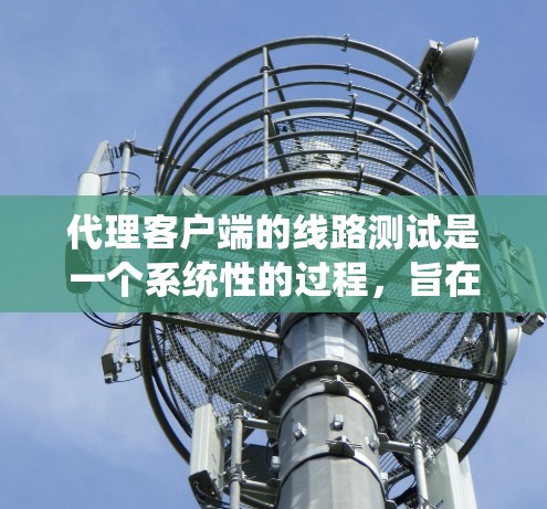 代理客户端的线路测试是一个系统性的过程，旨在确保客户端与代理服务器之间的连接稳定、高效，并且安全可靠。以下是详细的步骤说明