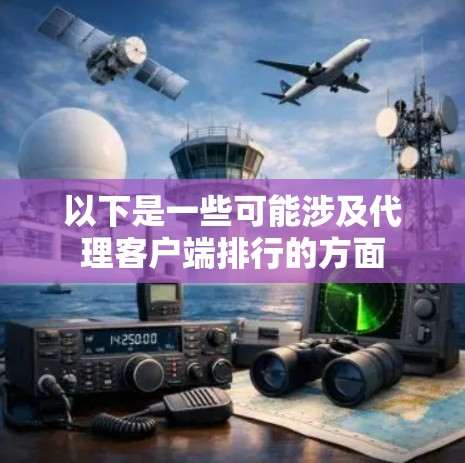 以下是一些可能涉及代理客户端排行的方面