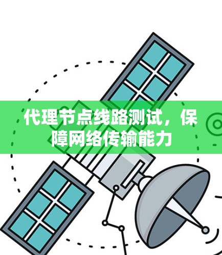 代理节点线路测试，保障网络传输能力