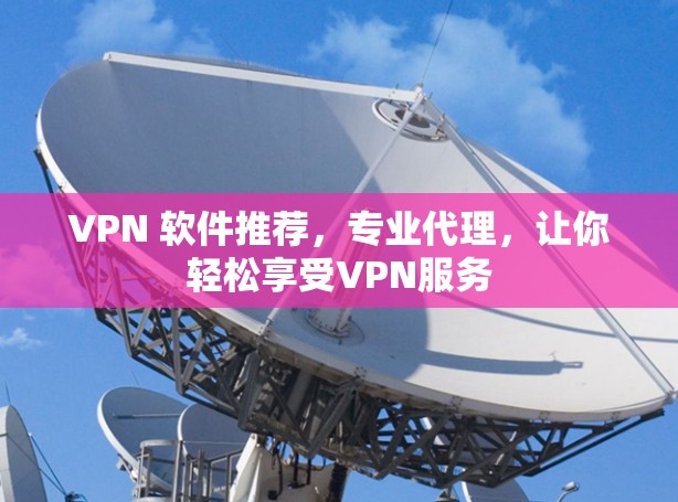 VPN 软件推荐，专业代理，让你轻松享受VPN服务