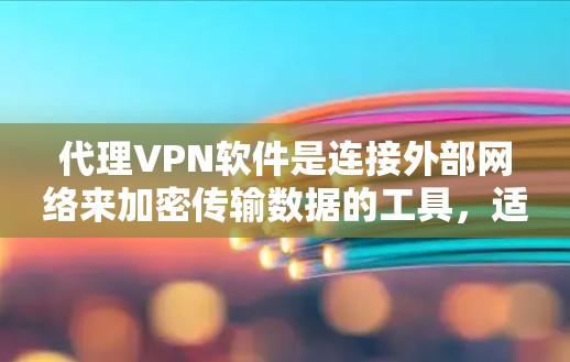 代理VPN软件是连接外部网络来加密传输数据的工具，适合个人用户使用。以下是根据你的需求和预算进行的选择