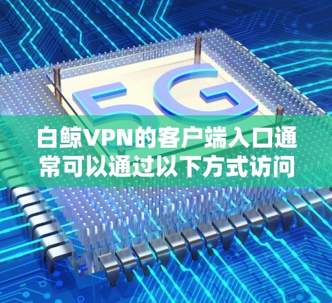 白鲸VPN的客户端入口通常可以通过以下方式访问