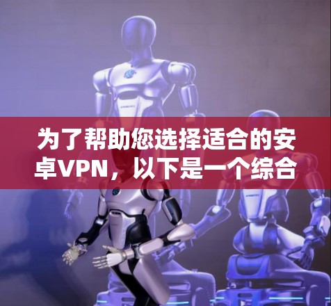 为了帮助您选择适合的安卓VPN,以下是一个综合考虑的因素和推荐的步骤 为了帮助您选择适合的安卓VPN,以下是一个综合考虑的因素和推荐的步骤