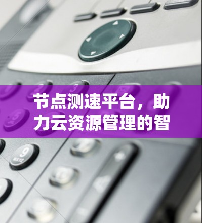 节点测速平台,助力云资源管理的智能化与安全 节点测速平台,助力云资源管理的智能化与安全