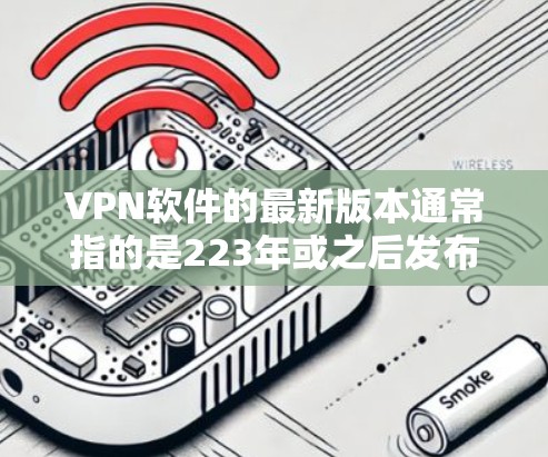 VPN软件的最新版本通常指的是223年或之后发布的版本。以下是几个提供最新VPN软件的官方版本推荐 VPN软件的最新版本通常指的是223年或之后发布的版本。以下是几个提供最新VPN软件的官方版本推荐