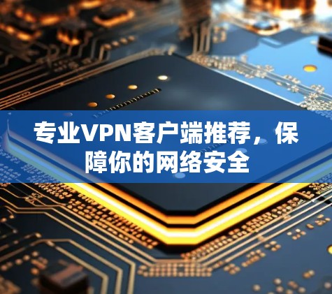 专业VPN客户端推荐,保障你的网络安全 专业VPN客户端推荐,保障你的网络安全