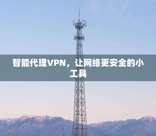 智能代理VPN,让网络更安全的小工具 智能代理VPN,让网络更安全的小工具