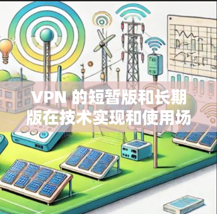 VPN 的短暂版和长期版在技术实现和使用场景上有显著的区别，主要体现在以下几点