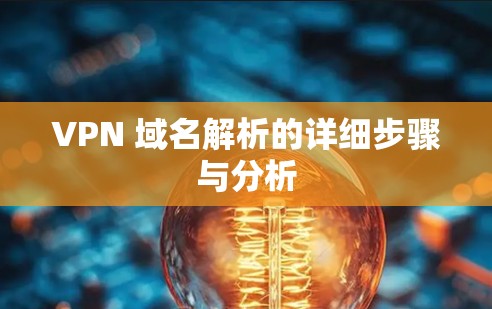 VPN 域名解析的详细步骤与分析