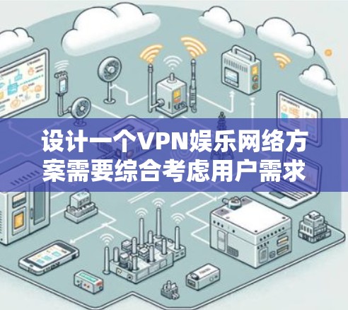 设计一个VPN娱乐网络方案需要综合考虑用户需求、技术选择和实际应用。以下是一个分步骤的方案设计,旨在构建一个全面且安全的VPN娱乐网络 设计一个VPN娱乐网络方案需要综合考虑用户需求、技术选择和实际应用。以下是一个分步骤的方案设计,旨在构建一个全面且安全的VPN娱乐网络