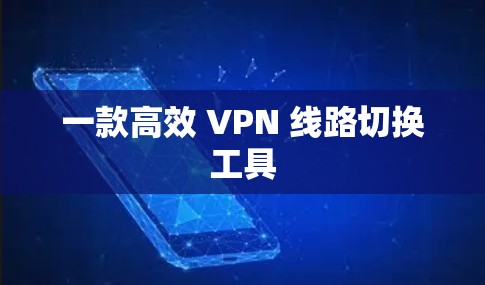 一款高效 VPN 线路切换工具 一款高效 VPN 线路切换工具